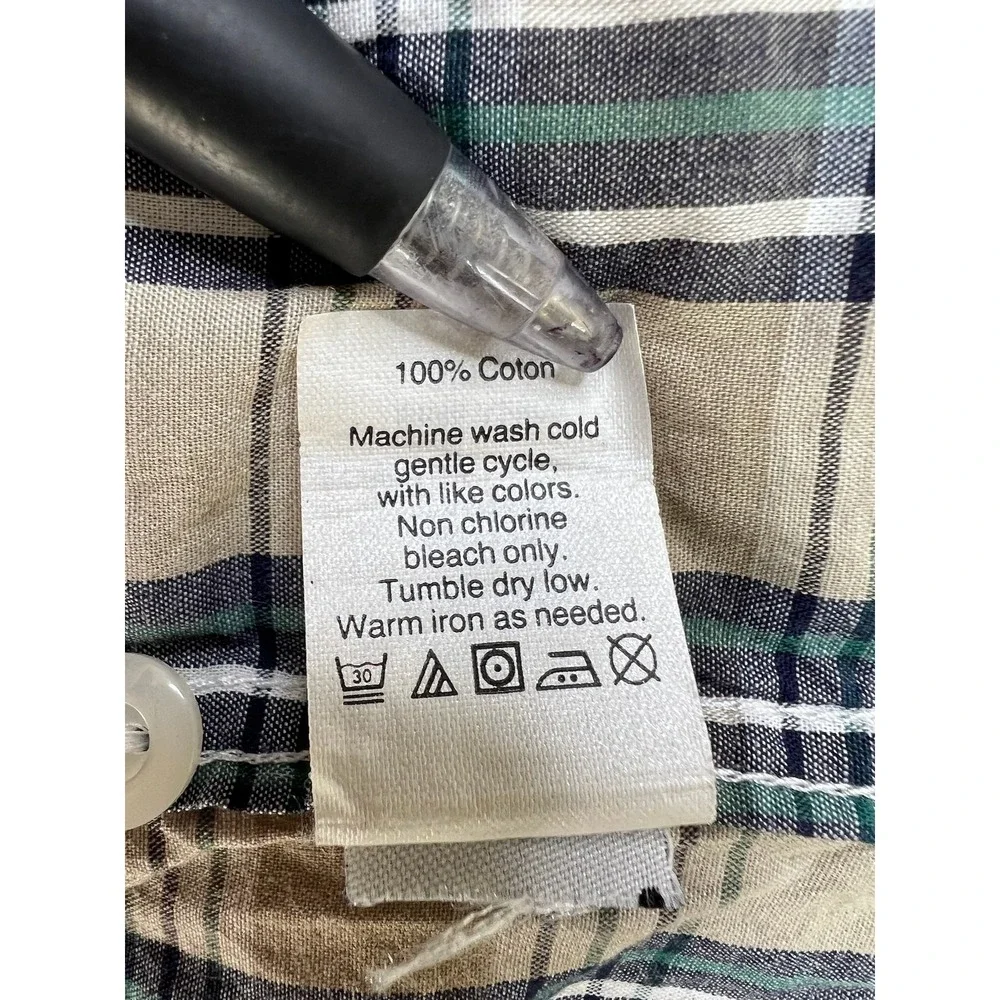 J. Crew fabric flaws button